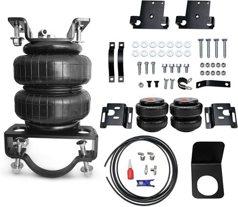 MILLISEC Rear Air Spring Bag Kit for 2001-2010 GMC Sierra 2500HD and Chevy Silverado 2500HD 2WD 4WD Car OE Replaces TOW-GM01HD,Firestone 2250,W21-760-2250 in Kuwait