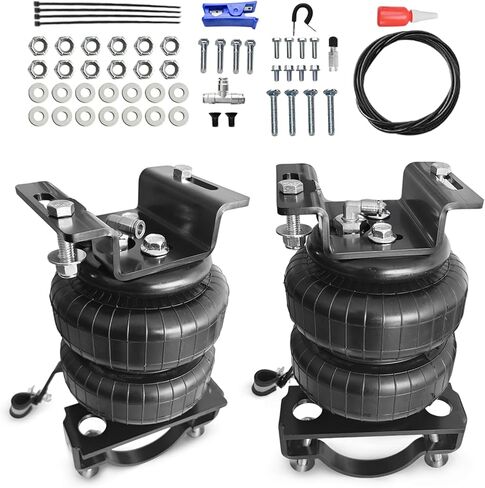 MILLISEC Rear Air Spring Bag Kit for 2001-2010 GMC Sierra 2500HD and Chevy Silverado 2500HD 2WD 4WD Car OE Replaces TOW-GM01HD,Firestone 2250,W21-760-2250 in Kuwait