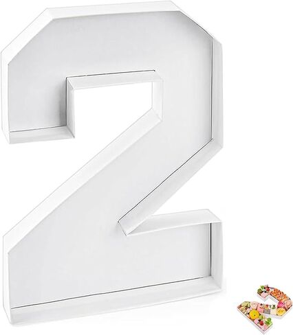 10" Fillable Cardboard Number Charcuterie Cardboard Boxes,Cardboard Number Tray,Charcuterie Boxes Birthday Decorations Birthday Gifts White (white,1) in Saudi Arabia