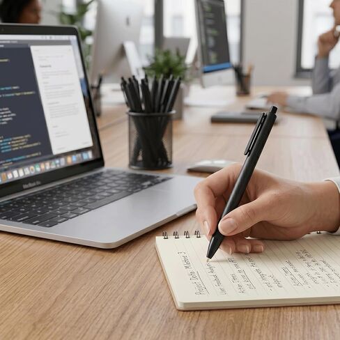 HZDIAYEK Bulk pens-50 Pack Retractable Ballpoint Pens, 1.0mm Medium Point,Smooth WritingNo Smear Click Pens Bulk, Office School Supplies for Teachers, Students, Nursing, Restaurant Servers in Saudi Arabia