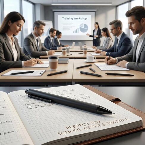 HZDIAYEK Bulk pens-50 Pack Retractable Ballpoint Pens, 1.0mm Medium Point,Smooth WritingNo Smear Click Pens Bulk, Office School Supplies for Teachers, Students, Nursing, Restaurant Servers in Saudi Arabia