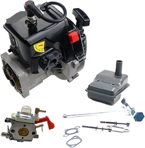 Rc Rc Upgrade 29CC- 35CC 2-Stroke 4 Bolt Engine With Carburetor+ Muffler Compatible For 1/5 HPI Rofun Rovan Km BAJA LT FG GOPED Mcd Fid Ql Ddt(35CC) in Saudi Arabia