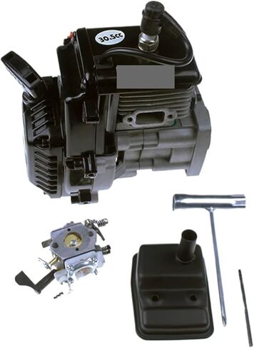 Rc Rc Upgrade 29CC- 35CC 2-Stroke 4 Bolt Engine With Carburetor+ Muffler Compatible For 1/5 HPI Rofun Rovan Km BAJA LT FG GOPED Mcd Fid Ql Ddt(35CC) in Saudi Arabia