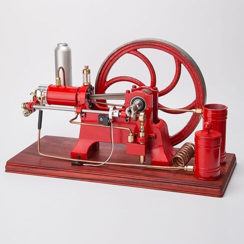 FunXylophy Engine Model Kit That Works, Stationary Horizontal Four-Stroke Water-Cooling Antique Engine Model, Antique Engine Enthusiast Collectors Gift in Saudi Arabia