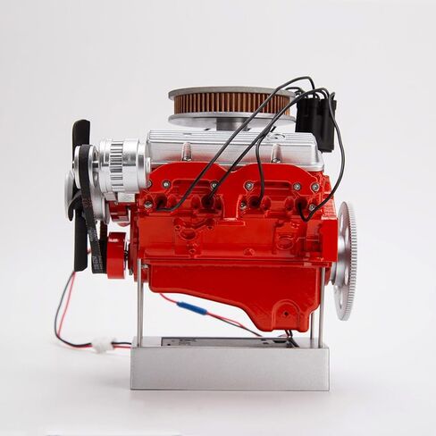 V8 Engine Kit That Runs, ENJOMOR 1/6 Scale 3D Printed Simulated Electric V8 Internal Combustion Engine Model Kit in Saudi Arabia