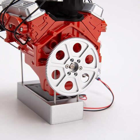 V8 Engine Kit That Runs, ENJOMOR 1/6 Scale 3D Printed Simulated Electric V8 Internal Combustion Engine Model Kit in Saudi Arabia