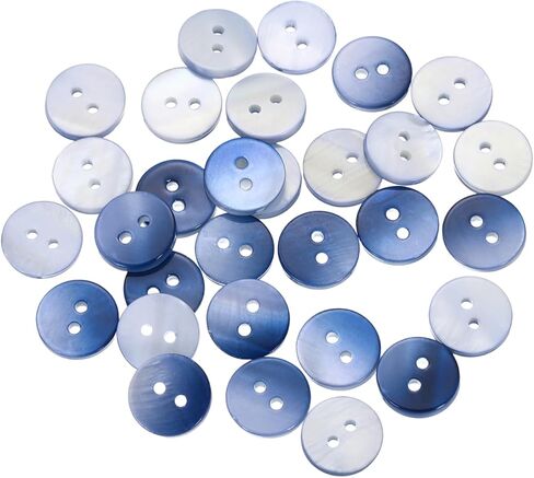 uxcell 30Pcs Natural Shell Buttons, 11.5mm Mother of Pearl Buttons Bowl Shaped Shell Shank Button for Shirt Sewing DIY Crafts Decoration, Gradient Pink in Kuwait
