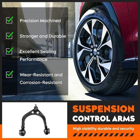 Front Upper Control Arms Suspension Kit RWD for Dodge Magnum Charger 2006-2010, Challenger 2008-2010, for Chrysler 300 2005-2010, 8pcs in Kuwait
