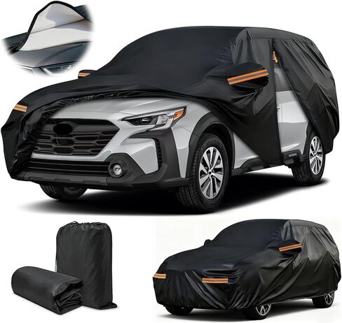 غطاء لسيارة Mitsubishi Outlander، غطاء شتوي لسيارة Subaru Outback 2015-2024، أغطية سميكة لسيارة Outlander، أغطية Outlander مناسبة حسب الطلب 2005-2025، حماية من أشعة الشمس والغبار والبرد مع سحاب الباب in Kuwait