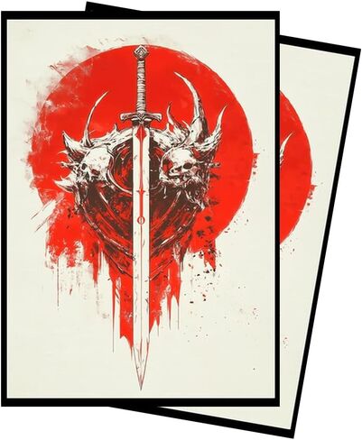 White-Black Guild MTG Card Sleeves (Smooth) - 104 Count Standard Size TCG Sleeves - Compatible with Magic The Gathering - Double Sleeving - Original Art Design, Premium Protection in Kuwait