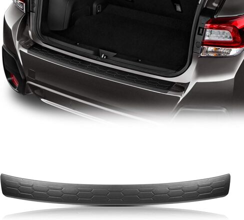 واقي المصد الخلفي متوافق مع Subaru Crosstrek 2018-2023، غطاء الكسوة المقاوم للخدش، واقي دخول باب صندوق السيارة، غطاء عتبة باب صندوق السيارة، حماية شريط لوحة الجرجر in Kuwait