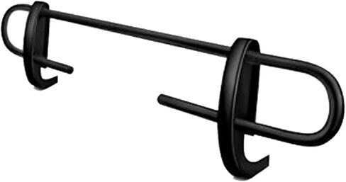 Black Horse Rear Bumper Guard Double Tube Black Compatible with 2005-2015 Nissan Xterra-8D112116A in Kuwait