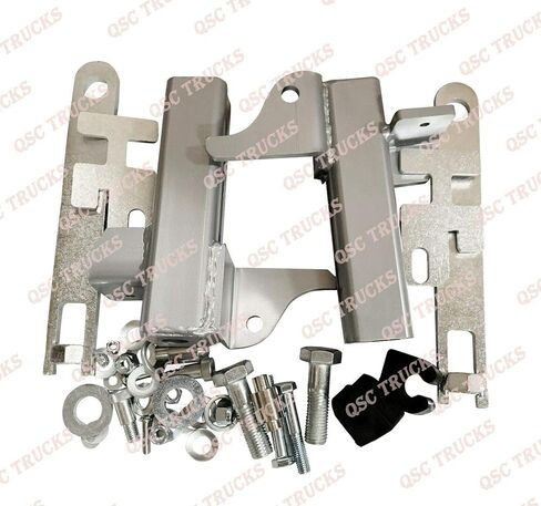 Large Heavy Duty Polished 304 Stainless Steel Deer Guard w/Bracket compatible with Kenworth T680 13-21 in Kuwait