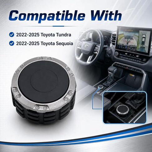 Volume Radio Knob Replacement Fits for 2022 2023 2024 2025 Toyota Tundra Sequoia with 14" Display Replace OE# 86128-0C060 in Saudi Arabia