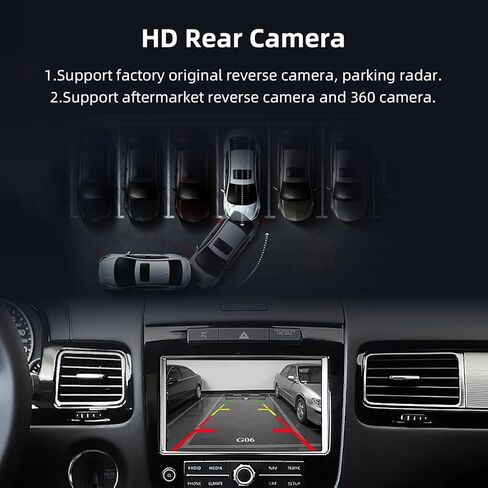 Wireless Carplay Android Auto Adapter for VW Touareg 2011-2017 with 2.4G /5.8G WiFi and Bluetooth 5.0, Carplay Retrofit Kit Decoder for VW Touareg 2012 2013 2014 2015 2016 with Mirrorlink, Siri, GPS in Saudi Arabia