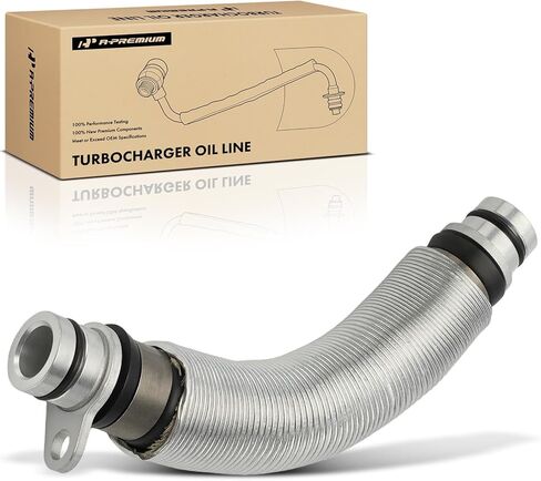 A-Premium Return Turbocharger Oil Line Compatible with BMW X5 2019-2023, 540i 2020-2023, X3 2020-2024, 740i 2020-2022, X6 2020-2023, X7, X4, Z4, 840i, 745e, 745Le xDrive, M240i, M240i xDrive, M340i in Kuwait