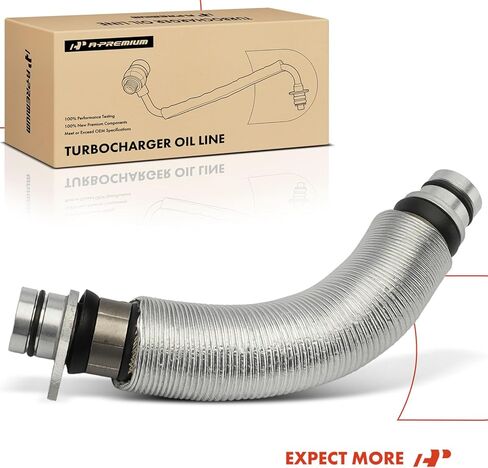 A-Premium Return Turbocharger Oil Line Compatible with BMW X5 2019-2023, 540i 2020-2023, X3 2020-2024, 740i 2020-2022, X6 2020-2023, X7, X4, Z4, 840i, 745e, 745Le xDrive, M240i, M240i xDrive, M340i in Kuwait