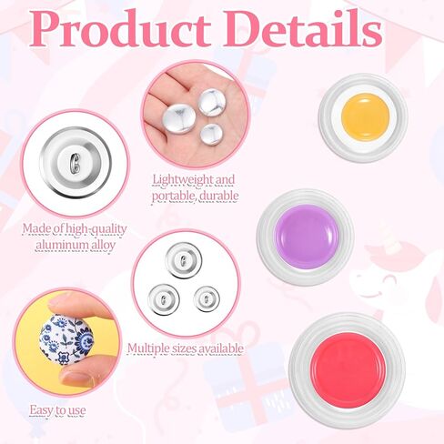 60 قطعة من أزرار غطاء قماش النسيج DIY، أزرار غطاء مع سلك خلفي من الألومنيوم إلى مجموعة أزرار مغطاة ذاتيًا من القماش لخياطة ديكور المنزل من القماش DIY 3 مقاسات 0.6 بوصة، 0.7 بوصة، 0.87 بوصة in Kuwait