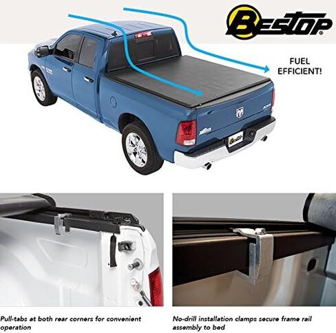 Bestop 19241-01 EZ-Roll Tonneau Cover for 2009-2010 Dodge Ram 1500 & 2011-2018 Ram 1500 (except Rambox), 5.5' bed in Kuwait