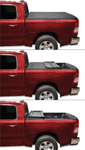 LEER FOLDITUP Soft Folding Tonneau Cover, Fits 2019-2026 Ram with 6'4" Truck Bed in Kuwait