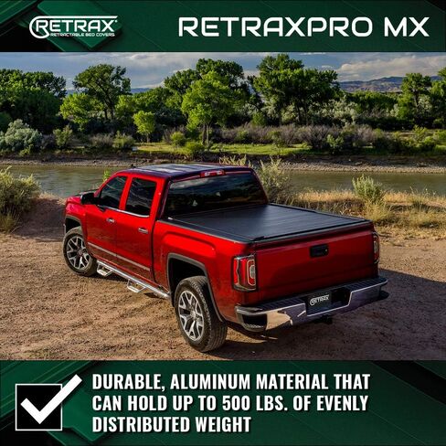 غطاء تونيو لسرير الشاحنة قابل للسحب من RetraxPRO MX | 80233 | يناسب 2009 - 2018، 2019 - 2020 Classic Dodge Ram 1500، 2010-21 2500/3500 سرير 8 بوصات (96.3 بوصة) in Kuwait