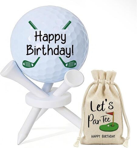 Fathers Day Dad Gifts from Daughter Son Wife, Birthday Gifts for Men Women Golfing Fan Grandpa Friends Coworkers Boss Husband, Graduation Golf Ball Tabletop Display Stand Holders Gifts Decor 3 Tees in Saudi Arabia