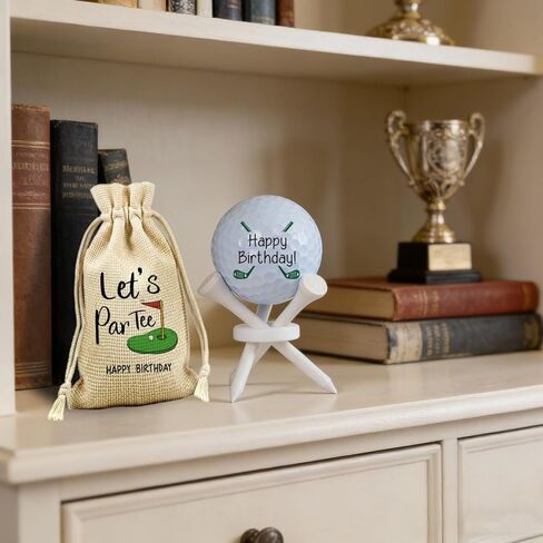 Fathers Day Dad Gifts from Daughter Son Wife, Birthday Gifts for Men Women Golfing Fan Grandpa Friends Coworkers Boss Husband, Graduation Golf Ball Tabletop Display Stand Holders Gifts Decor 3 Tees in Saudi Arabia
