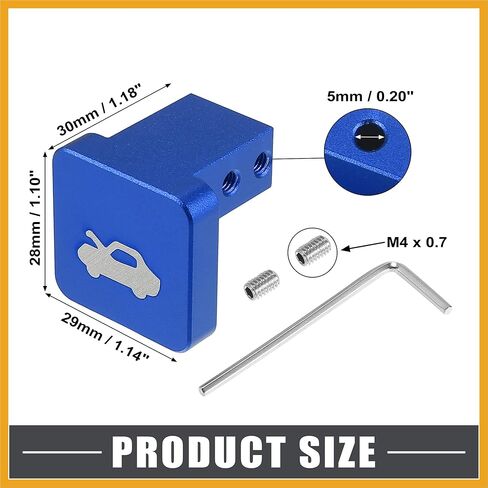 Hood Latch Release Handle Repair Kit for Honda Civic 1996-2011 for Honda CR-V 1997-2006 for Honda Element 2003-2011 Aluminum Alloy Blue Replacement in Kuwait