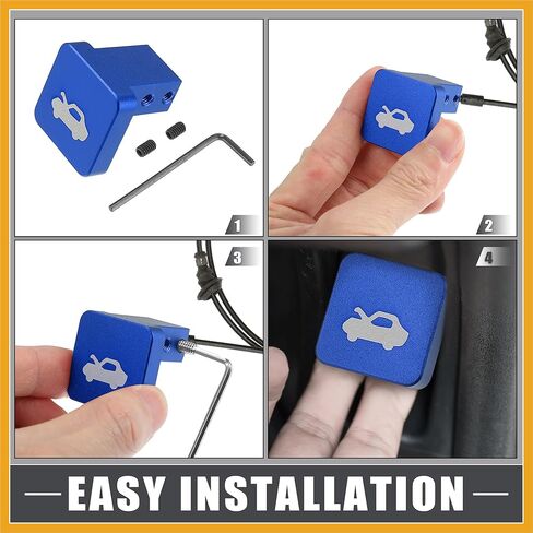 Hood Latch Release Handle Repair Kit for Honda Civic 1996-2011 for Honda CR-V 1997-2006 for Honda Element 2003-2011 Aluminum Alloy Blue Replacement in Kuwait