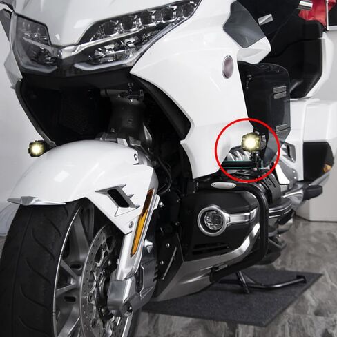for Honda Goldwing GL1800 F6B 2018 2019 2020 2021 2022 2023 2024 2018-2024 Motorcycle Accessories Auxiliary Fog Light mounting Bracket Driving Light Spotlight Bracket in Saudi Arabia