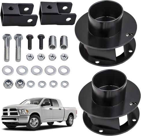 maXpeedingrods 2.5in Front Leveling Lift Kit for Ram 2500 3500 4WD 2013-2022, Suspension Lift Coil Spacers& Shock Extenders in Kuwait