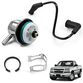 Fuel Injection Pressure Regulator with Vacuum Line Replaces 17113556/89060418 Compatible with GMC Yukon Savana Tahoe Sierra/Chevy Silverado Express Avalanche/Hummer H2 in Kuwait