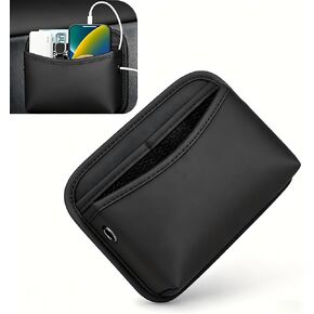 Car Organizer, Car Door Trash Can, Multi-pocket Organizer for Cards Mobile Phones Sunglasses, Portable Multi-position Installation Parts (Black) in Saudi Arabia