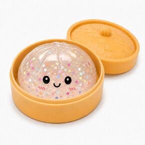 Fruit-Scented Dumpling Squishies Toys with Food Steamer,Blue-Purple Tie Dye Squeeze Dough Fidget Sensory Stress Balls,Stretchy Hand Desk Toys for Stress Relief Squishies Dumpling Gifts in Saudi Arabia