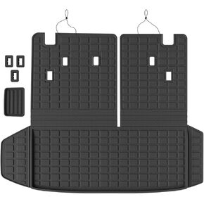 powoq Cargo Mat Compatible with 2023-2026 Honda Pilot Cargo Liner Back Seat Protector Trunk Mat TPE Trunk Liner Replacement for 2023-2026 Honda Pilot Accessories (Trunk Mat with Backrest Mats) in Saudi Arabia