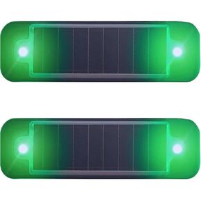 keeda 2 Pack Car Solar Power Simulated Dummy Alarm Light, Anti-Theft Flashing Warning Safety Lamp Security Strobe Light for Bike Motorcycles SUV Truck Vehicle (Red/Blue) in Saudi Arabia