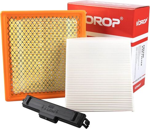 6.7 Cummins Diesel Engine Air Filter and Cabin Air Filter Compatible with 2007-2025 Dodge Ram 2500 3500 4500 5500 or 2019-2025 Ram 6.4L Gasoline Engine Replaces 53034051AB CA10261 in Kuwait
