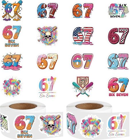 1000 Pcs 4th of July Patriotic Stickers Roll, Watercolor Animal Gnome Star Heart Flag Stickers, Independence Day Labels for Party Favors Scrapbooking Crafts Teacher Rewards in Kuwait