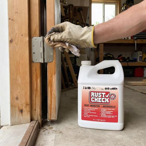 Rust Check Rust Inhibitor 1044 - Deep Penetrating Rust and Corrosion Control for Metal Surfaces - Designed to Flow into Tight Seams, and Hidden Areas on Automotive Panels, Frames, and Parts - 1 Gal. in Kuwait