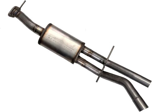 B2 Fabrication 2025-2026 RAM 1500 3.0L Hurricane Standard Output Direct-Fit Stainless Steel Performance Muffler - Aggressive Sound (14-inch Muffler) in Saudi Arabia