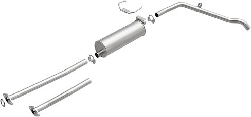 BRExhaust Replacement Exhaust System Kit 106-0674: Compatible with 1986-1988 Toyota Pickup 2.4L in Kuwait