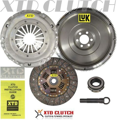 XTD OE SPEC Clutch KIT + LUK FLYWHEEL متوافق مع 2011 2012 2013 2014 VOLKSWAGEN BEETLE GOLF JETTA PASSAT 2.5L L5 in Kuwait