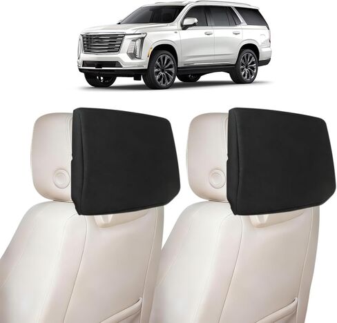 2-Pack Neoprene Screen Protectors Compatible with Cadillac Escalade/Chevy GMC Yukon/Tahoe Suburban 2021-2026, Rear Seat Entertainment Screen Cover Anti-Scratch Neoprene Protective Padded Cover in Kuwait