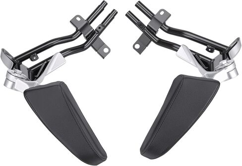 Motorcycle Adjustable Rear Passenger Armrests Fit for BMW K1600GTL 2010-2018, Armrests Replacement Accessories Parts, Black in Saudi Arabia
