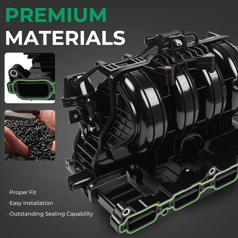 Engine Intake Manifold Compatible with Hyundai Sonata 2015-2019 Tucson 2018-2021 Santa Fe 2019-2020 Santa Fe Sport 2018 Kia Optima Sorento 2016-2020 Sportage 2017-2022 L4 2.4L Replace 283102GGA0 in Kuwait
