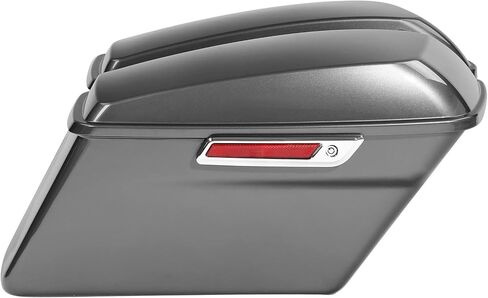 HR3 لحقائب السرج الصلبة باللون الرمادي الصناعي المتوافقة مع 2019 Road Glide FLTRX مناسب لـ 2014-2023 Harley Touring Road King Road Glide Street Glide Electra Glide in Kuwait