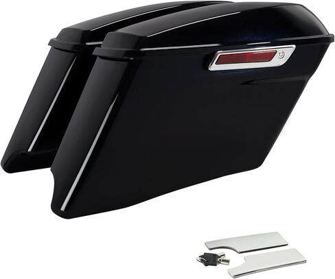 HR3 For Midnight Blue, 4" Stretched Hard Saddlebags Compatible with 2019 Street Glide & 2020 Road Glide Limited, for 2014-2024 Harley Touring Models in Kuwait