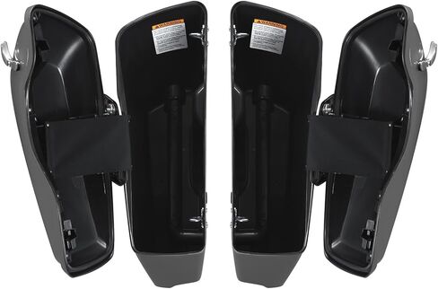 HR3 For Charcoal Pearl, 4" Stretched Hard Saddlebags Compatible with 2015 Street Glide Special, for 2014-2024 Harley Touring Models in Kuwait