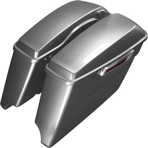 HR3 For Charcoal Pearl, 4" Stretched Hard Saddlebags Compatible with 2015 Street Glide Special, for 2014-2024 Harley Touring Models in Kuwait