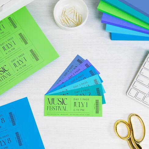 Astrobrights Colored Cardstock, Frosty Assortment, 6-Colors, 65 lb./176 gsm, 8.5" x 11", 126 Sheets, Acid‑Free, Lignin‑Free, Perfect for School, Office & DIY (92067) in Kuwait